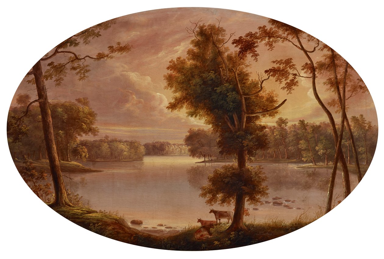 Landschaft (wahrscheinlich in der Nähe von Lafayette, Indiana) von George Winter