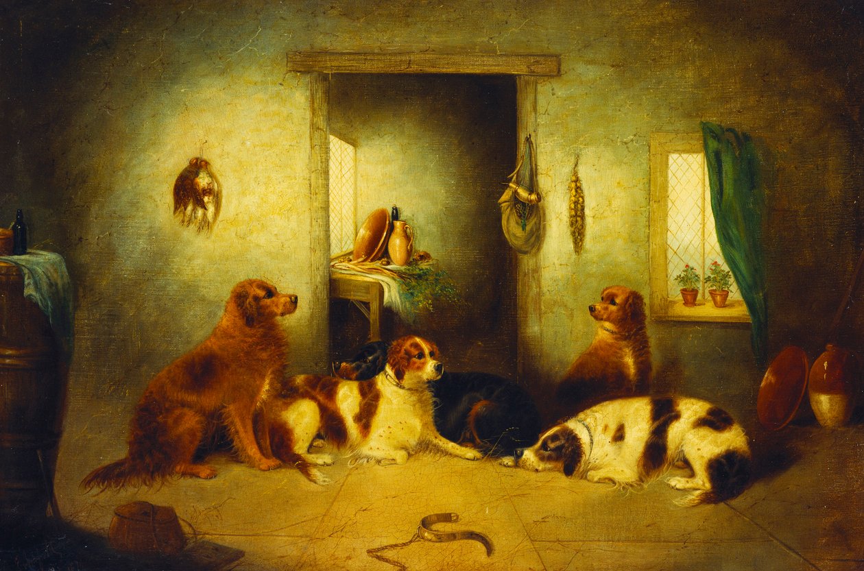 Warten auf den Meister, 1870 von George Armfield