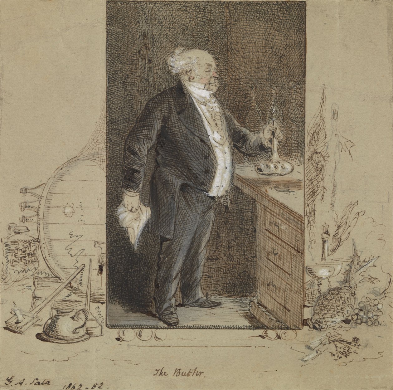 Der Butler von George Augustus Sala