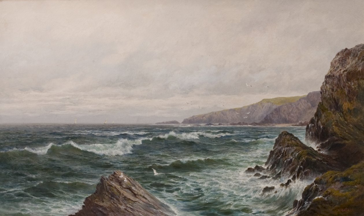Meereslandschaft, spätes 19.-20. Jahrhundert von George Barker