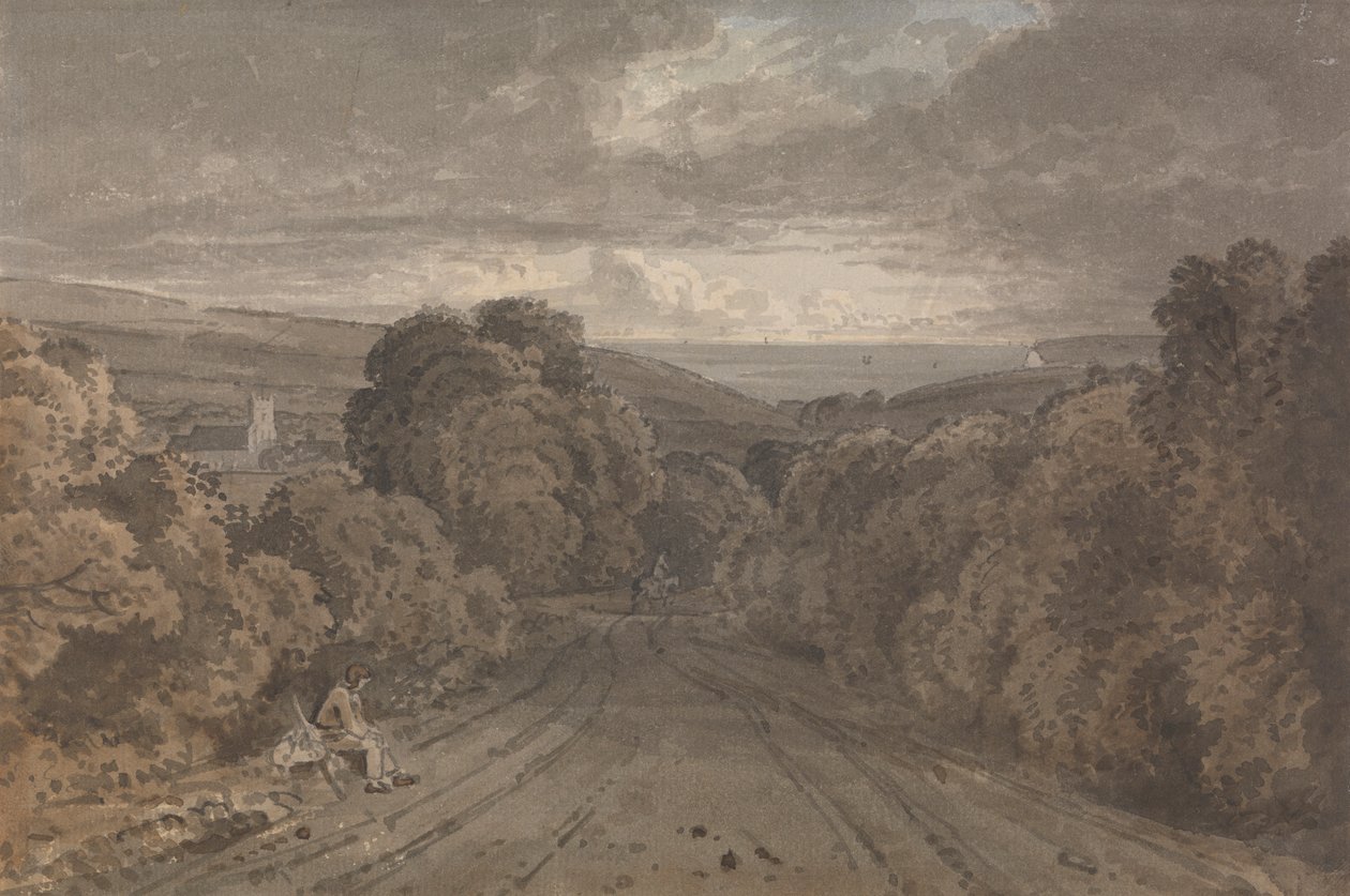 Zugang zu Hastings von George Barret Jr.