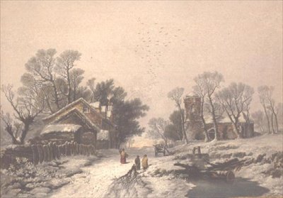 Winter von George Baxter