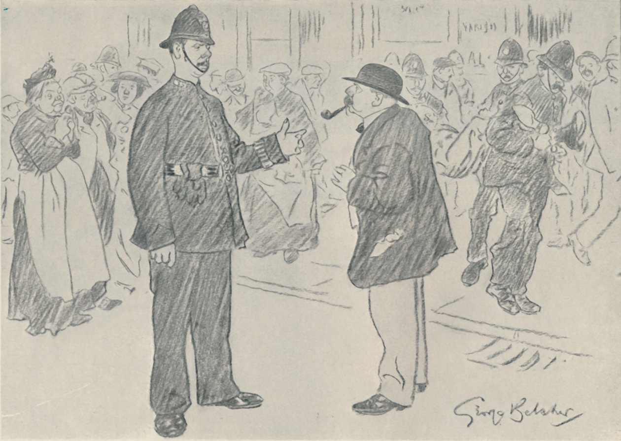 Polizei und das Volk von George Belcher