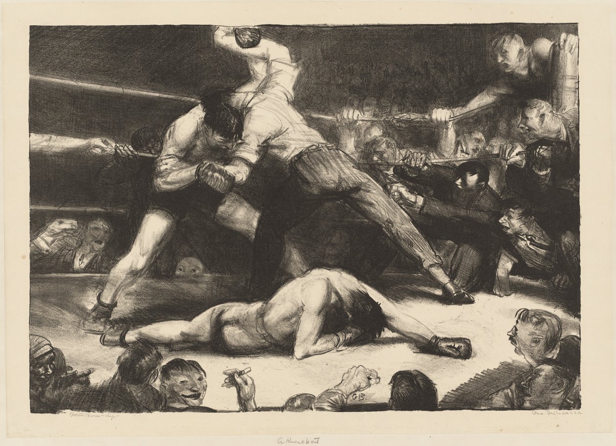 Ein Knockout von George Bellows