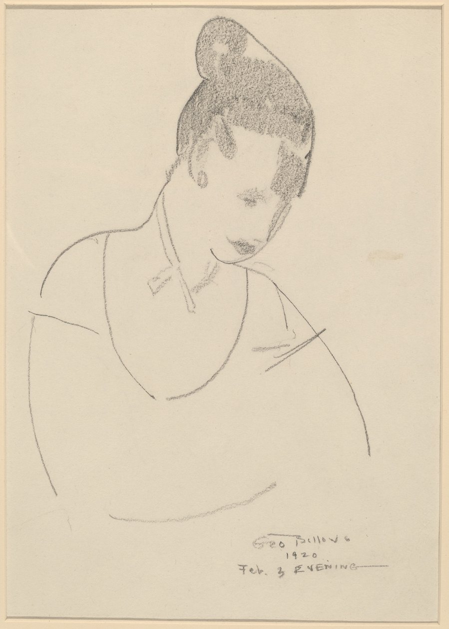 Elsie Speicher [verso] von George Bellows