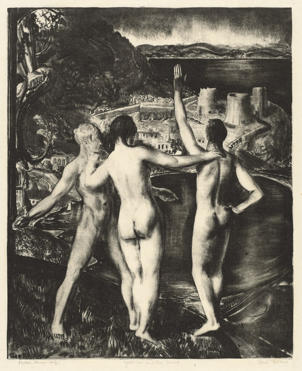 Lychnis und ihre Söhne von George Bellows