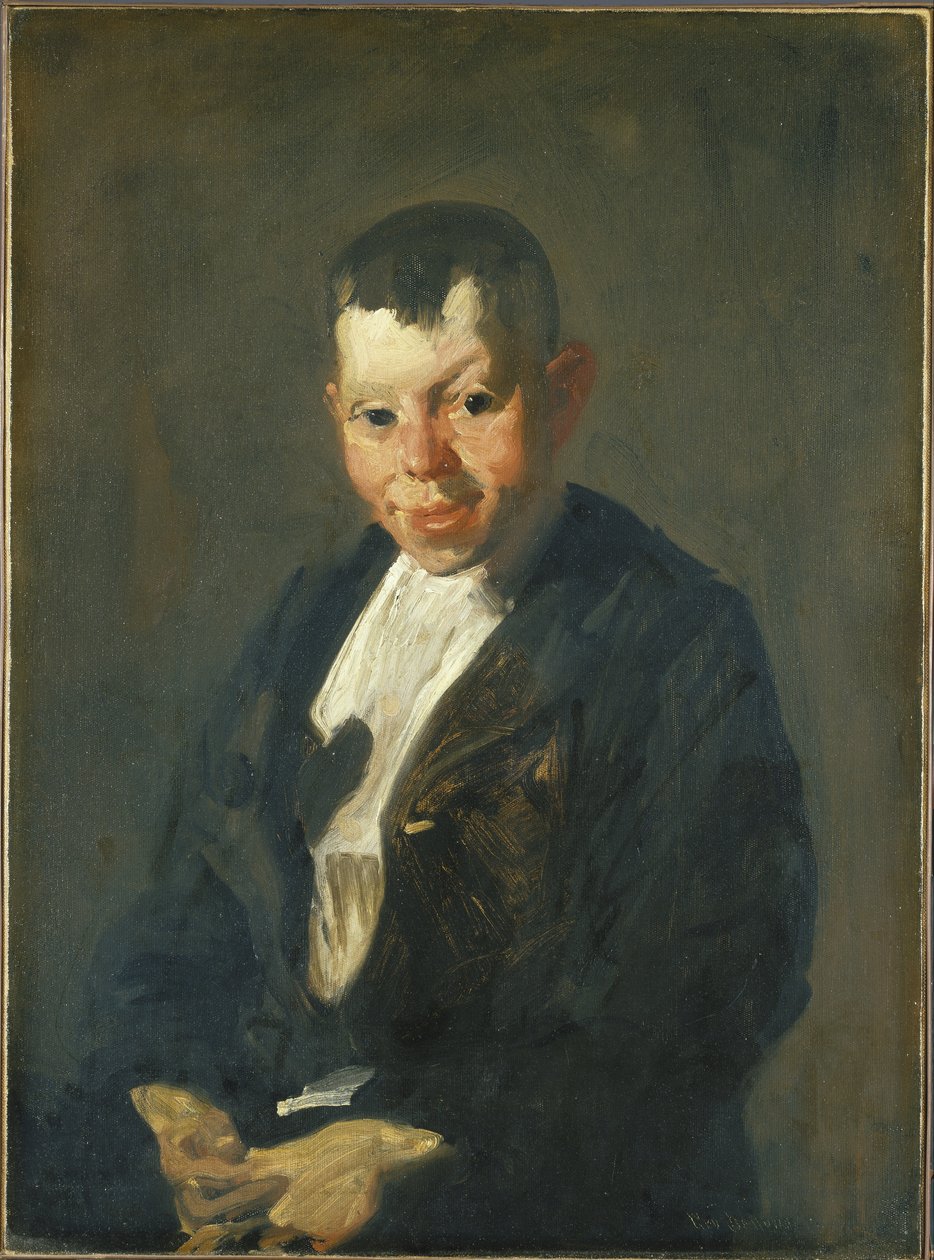 Der Zeitungsjunge von George Bellows