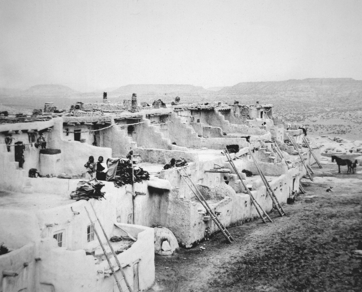 Pueblo Acoma, New Mexico von George Benjamin (Ben) Wittick