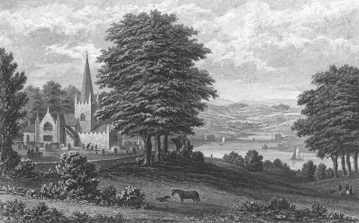 Whippingham Kirche, Isle of Wight von George Brannon