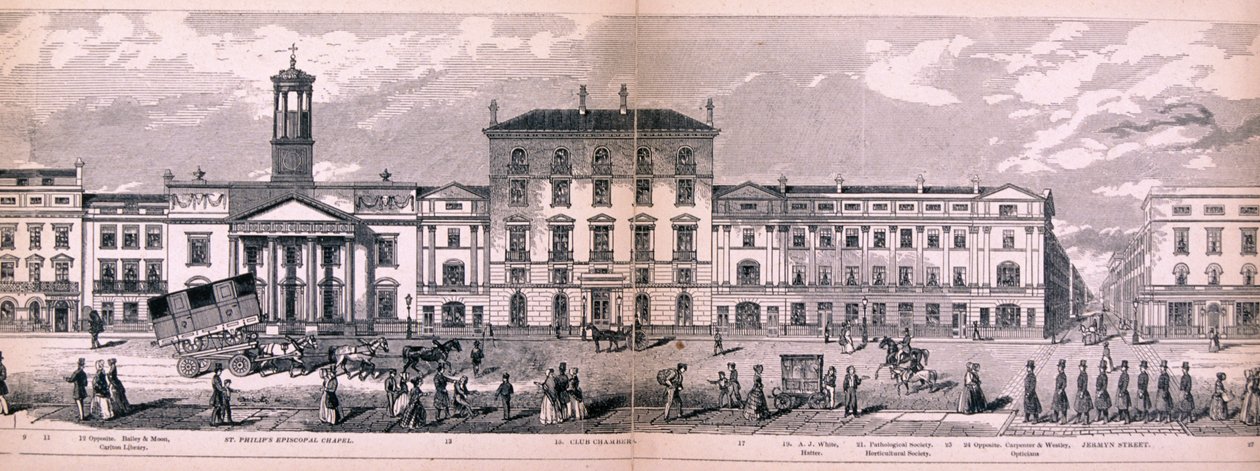 Panorama von London, 1849 von George C Leighton