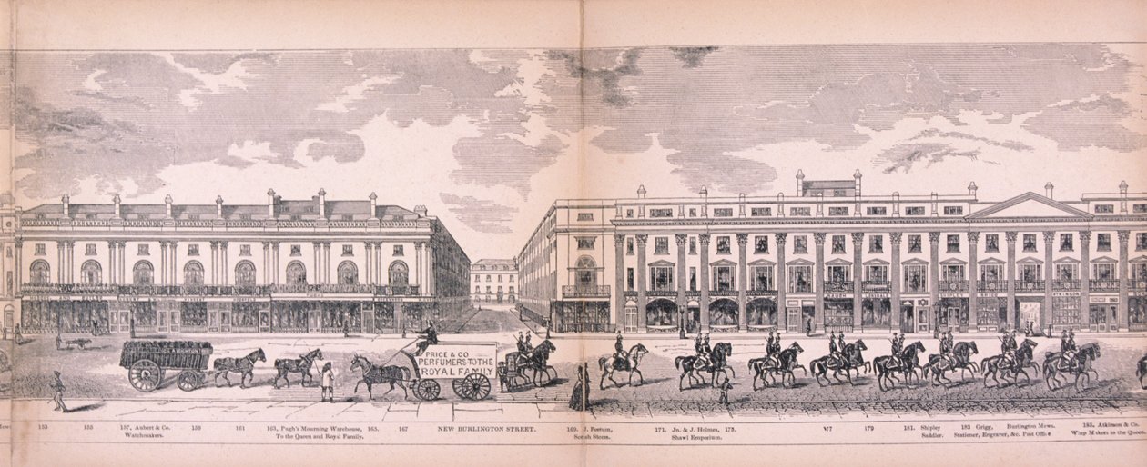 Panorama von London, 1849 von George C Leighton