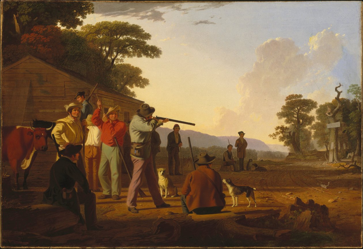 Schießen um das Rindfleisch von George Caleb Bingham