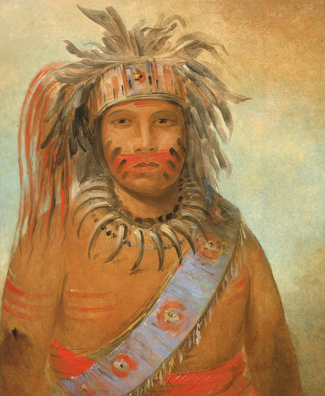 Au-nim-muck-kwa-um, Sturmvogel, 1845 von George Catlin