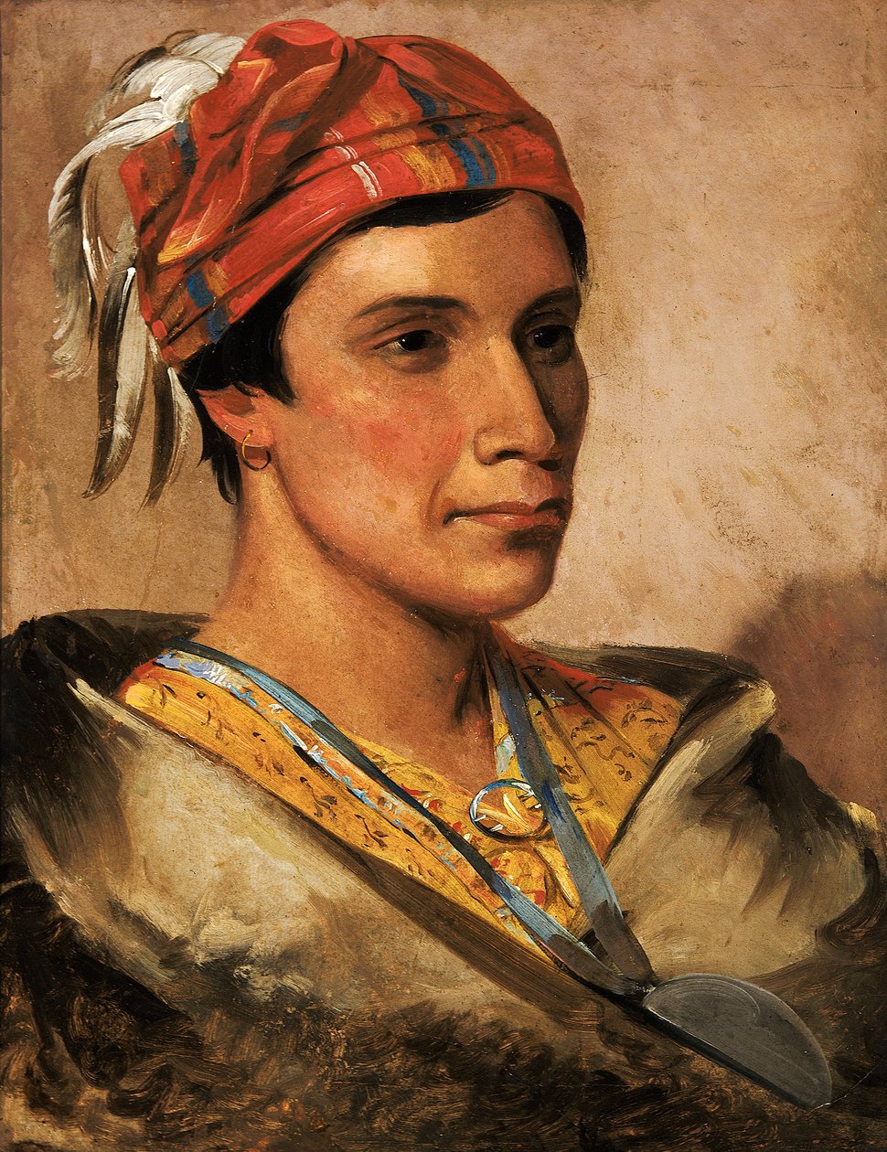 Brot, Häuptling des Stammes von George Catlin