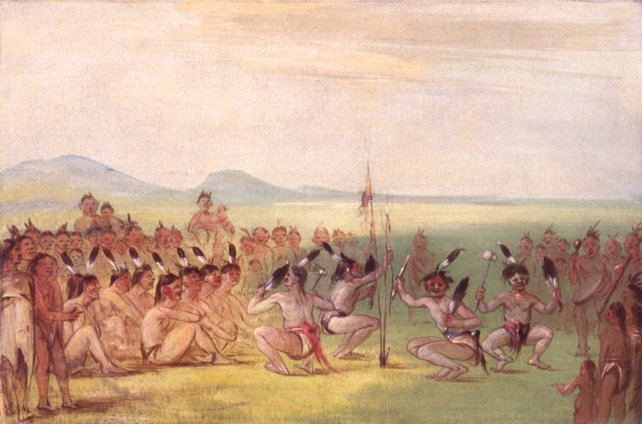 Adlertanz, Choctaw von George Catlin