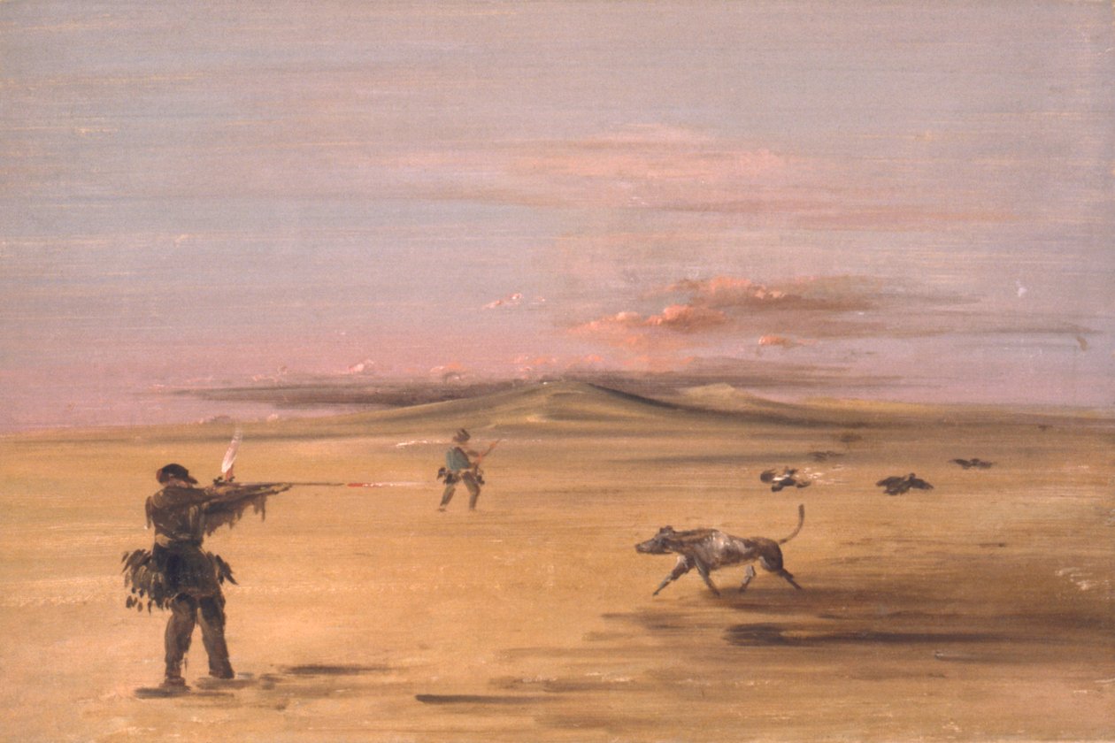 Moorhuhnjagd auf den Missouri-Prärien von George Catlin