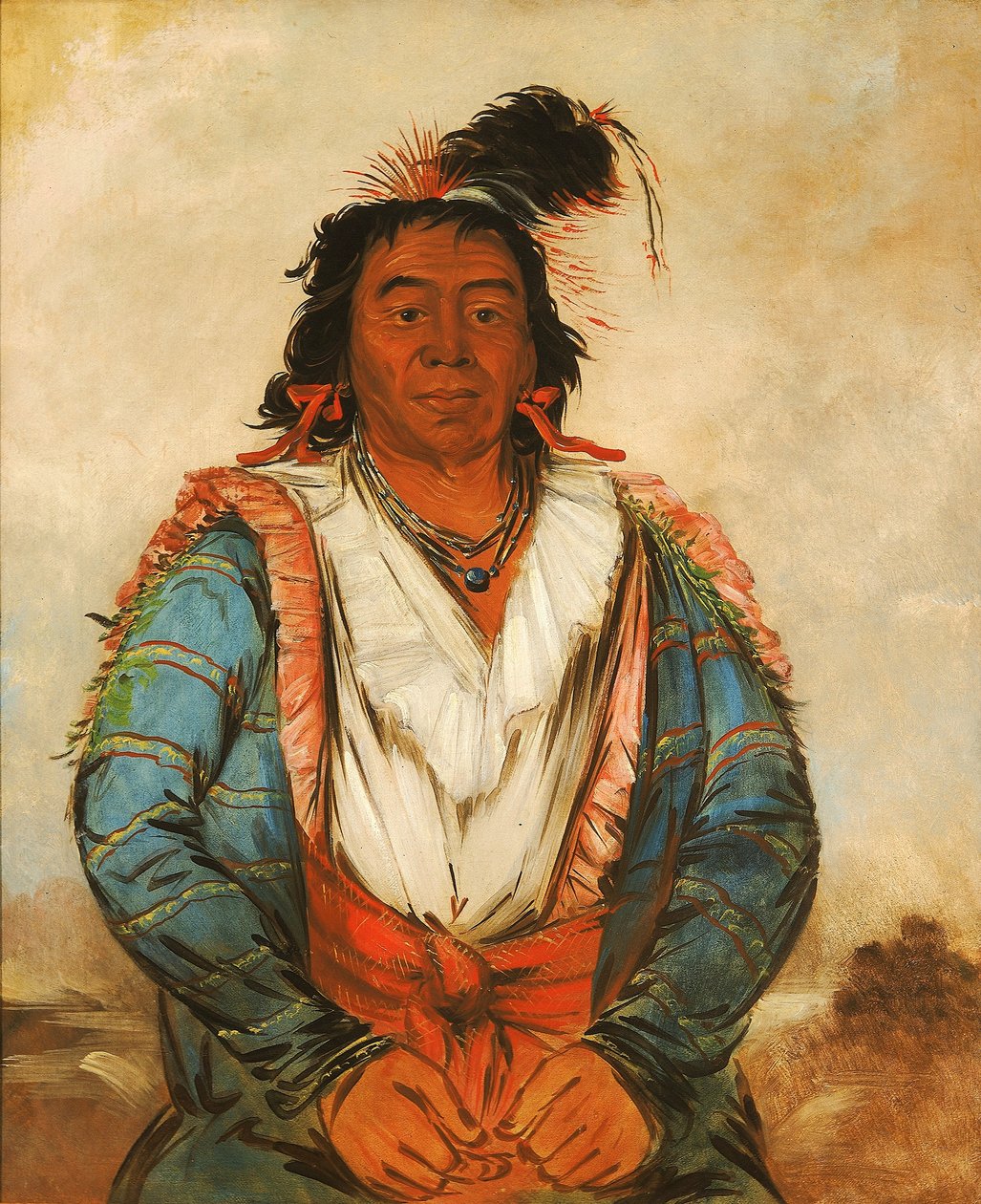 Hose-put-o-káw-gee, ein Tapferer von George Catlin