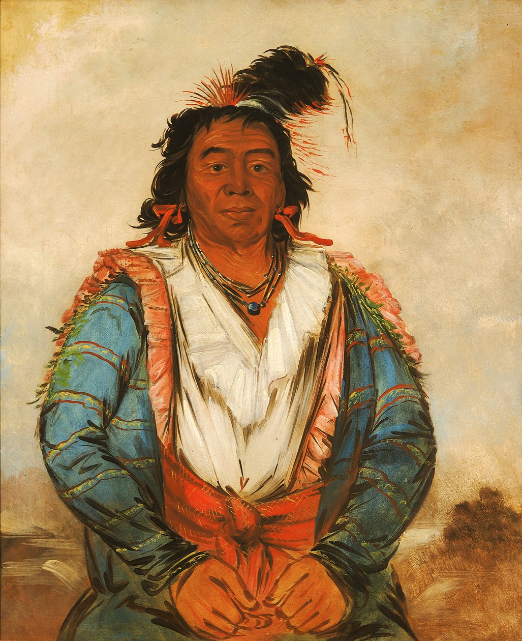Hose-put-o-káw-gee, ein Tapferer von George Catlin