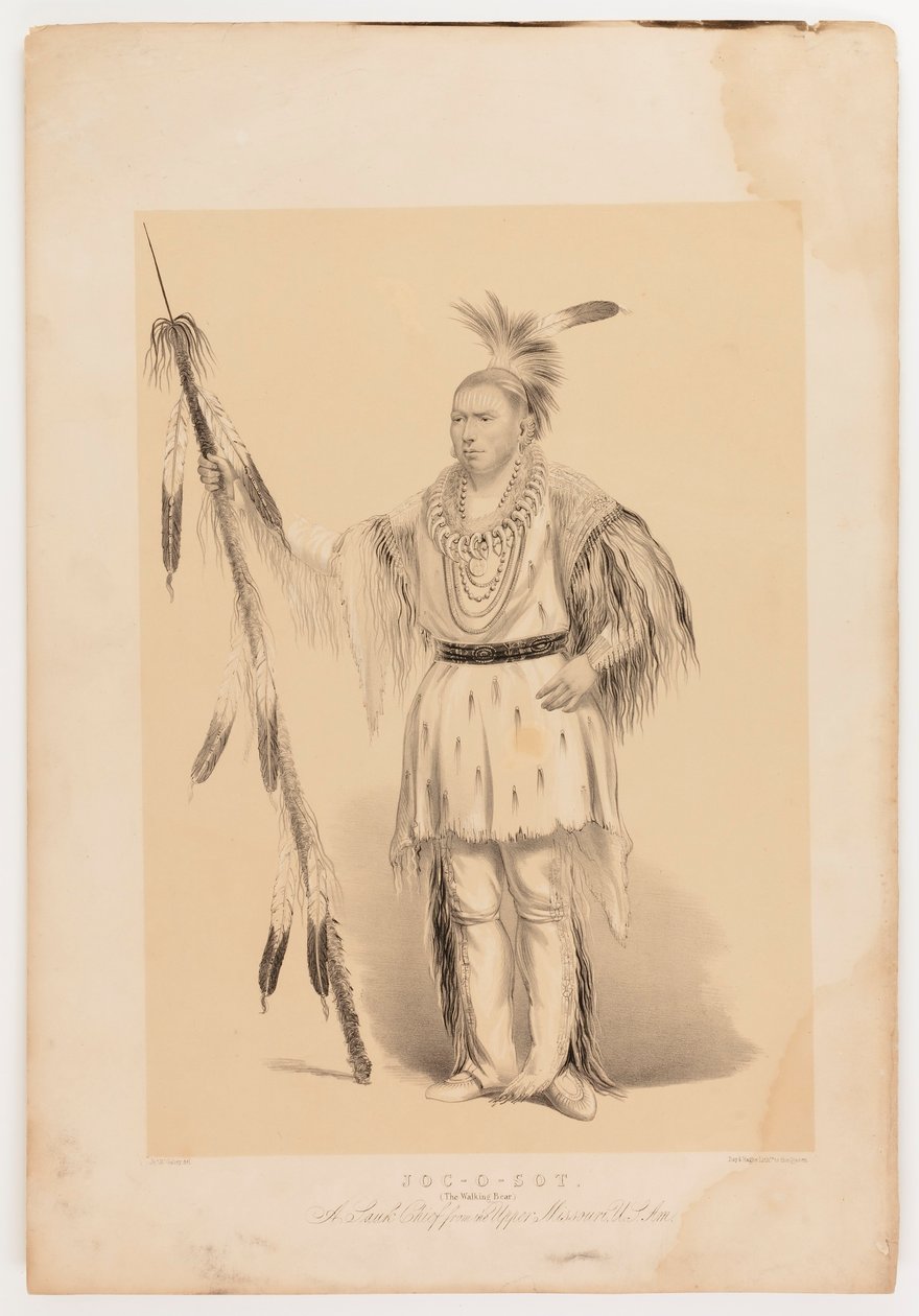 Joc-o-sot, der Gehende Bär von George Catlin