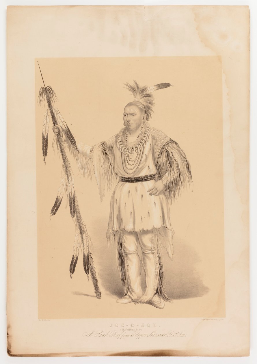 Joc-o-sot, der Gehende Bär von George Catlin