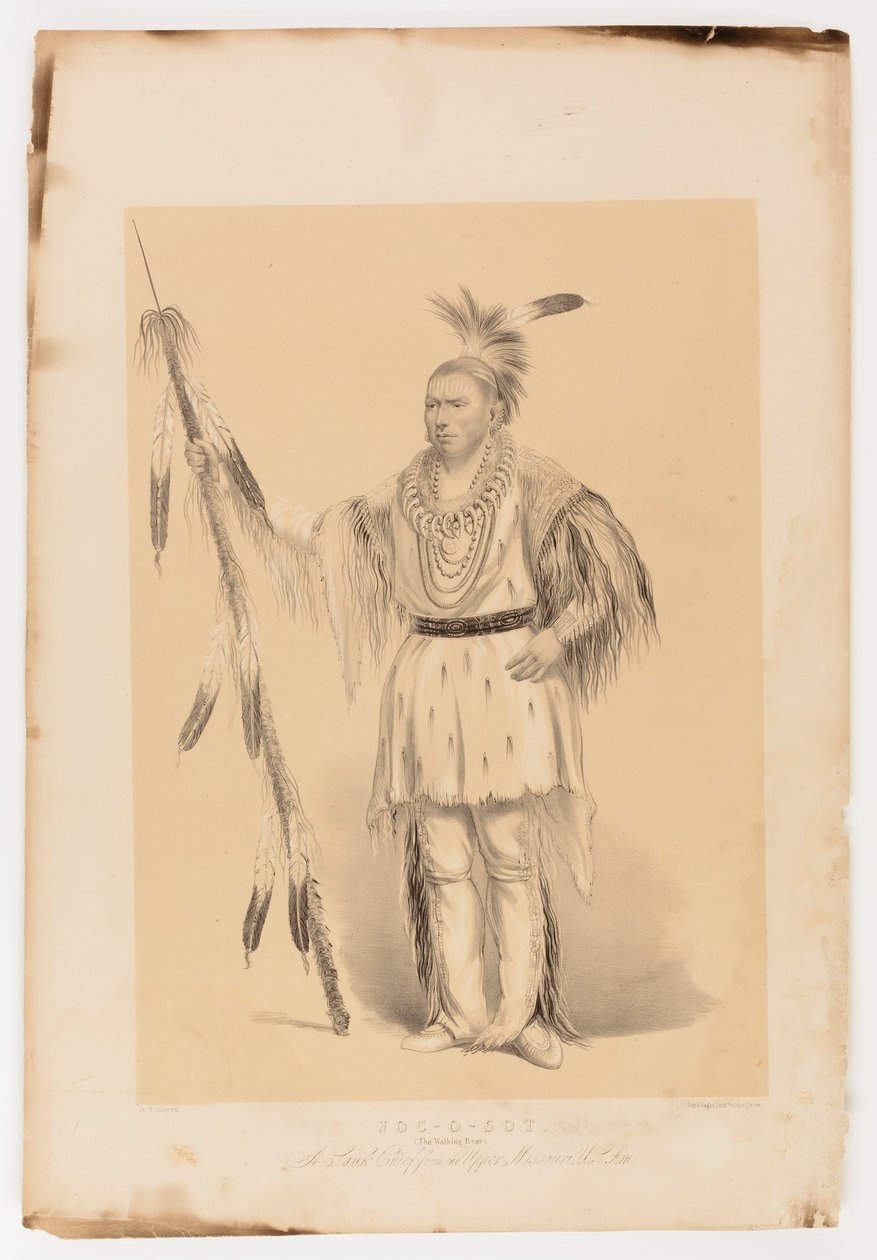 Joc-o-sot, der Gehende Bär von George Catlin