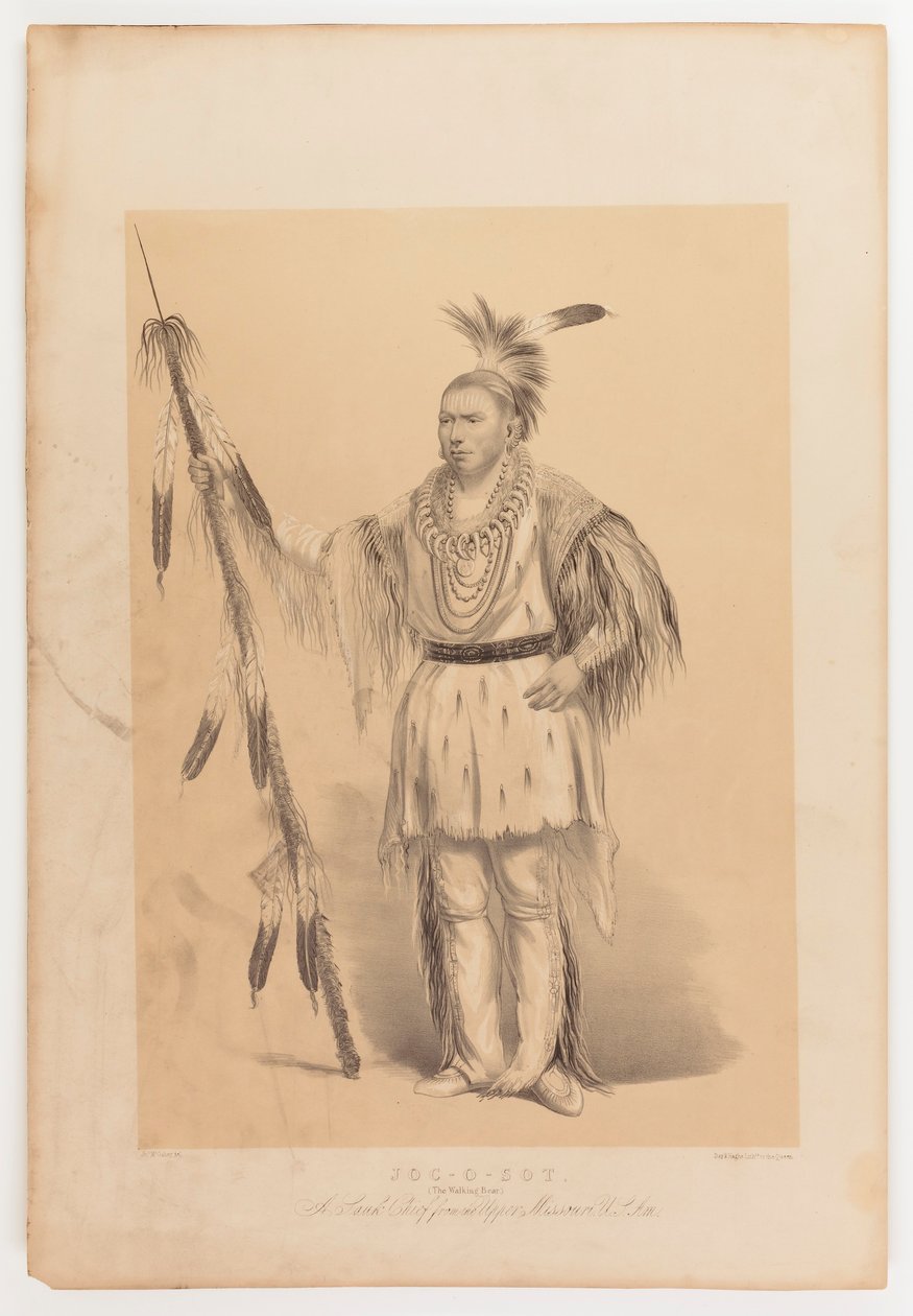 Joc-o-sot, der Gehende Bär von George Catlin