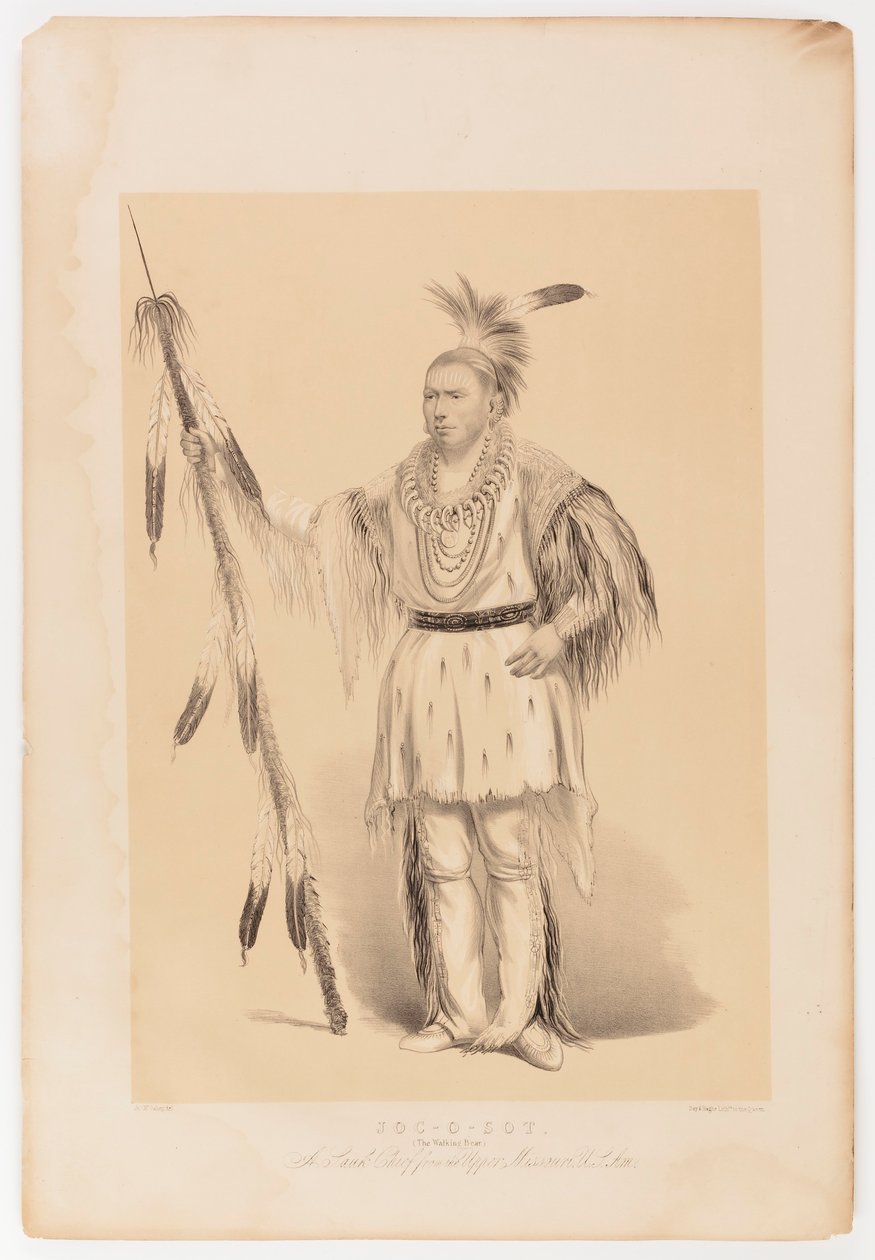 Joc-o-sot, der Gehende Bär von George Catlin