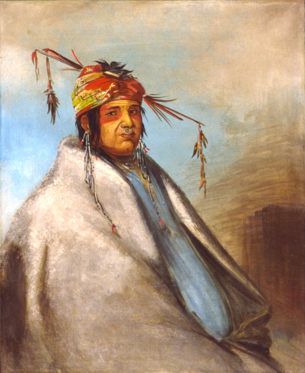 Non-on-dá-gon, ein Häuptling von George Catlin