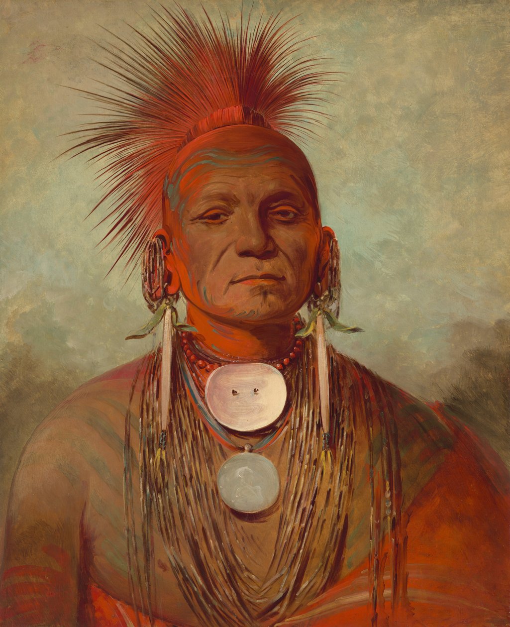 See-non-ty-a, ein Iowa Medizinmann von George Catlin