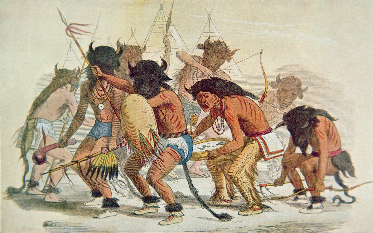 Sioux-Büffeltanz von George Catlin
