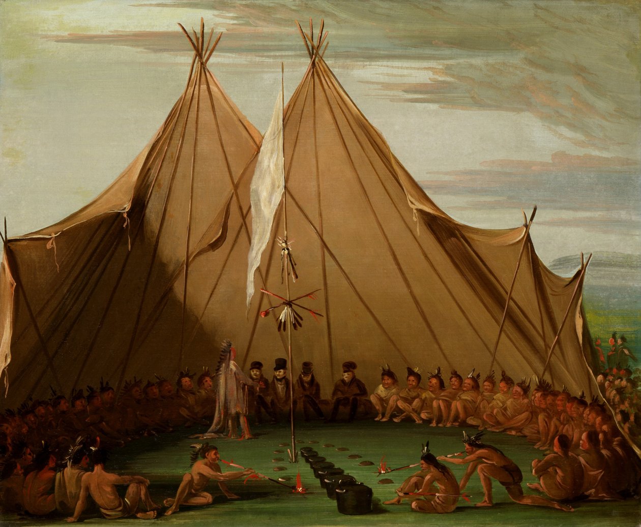 Sioux-Hundefest von George Catlin