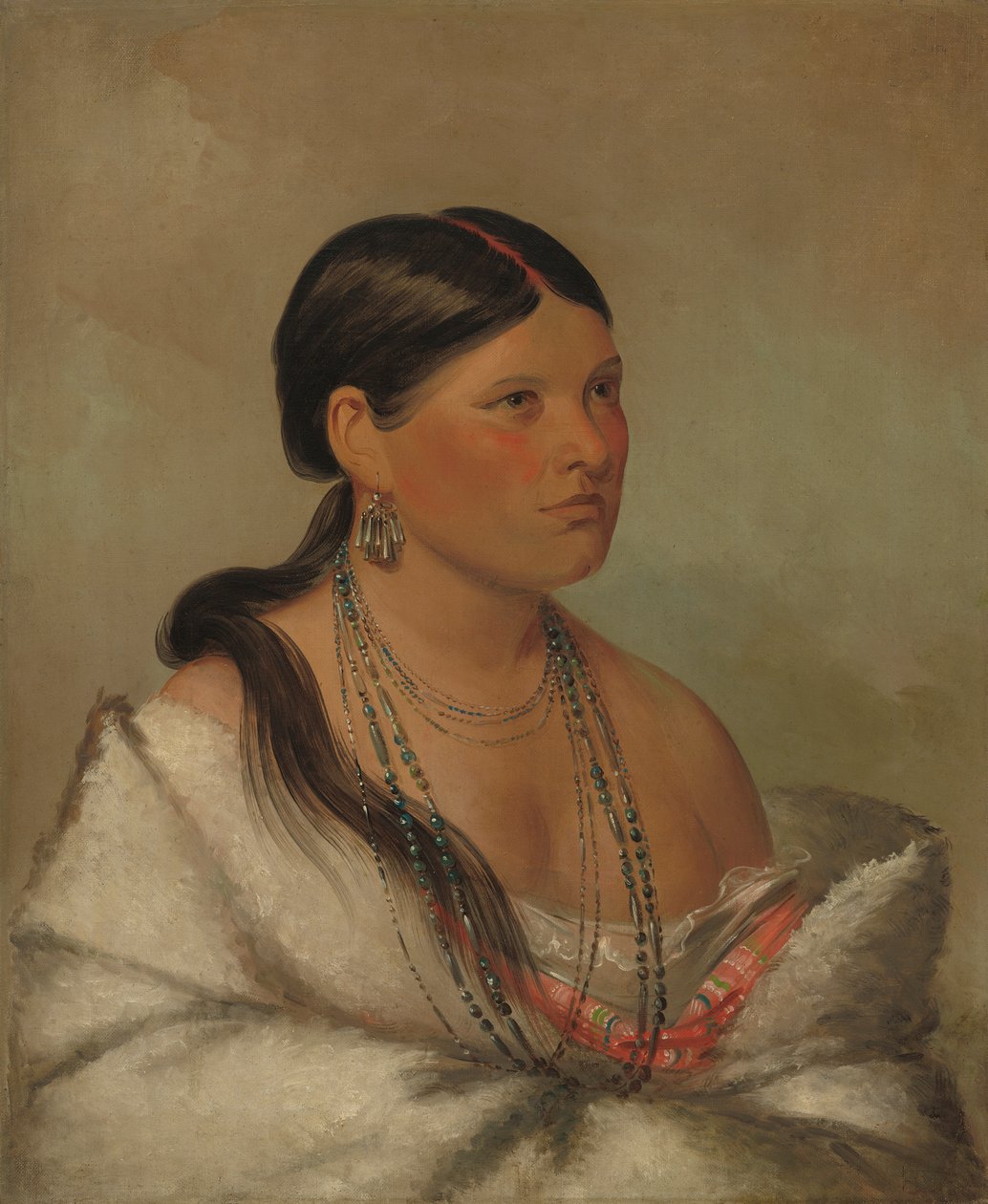 Der weibliche Adler, Shawano, 1830 von George Catlin