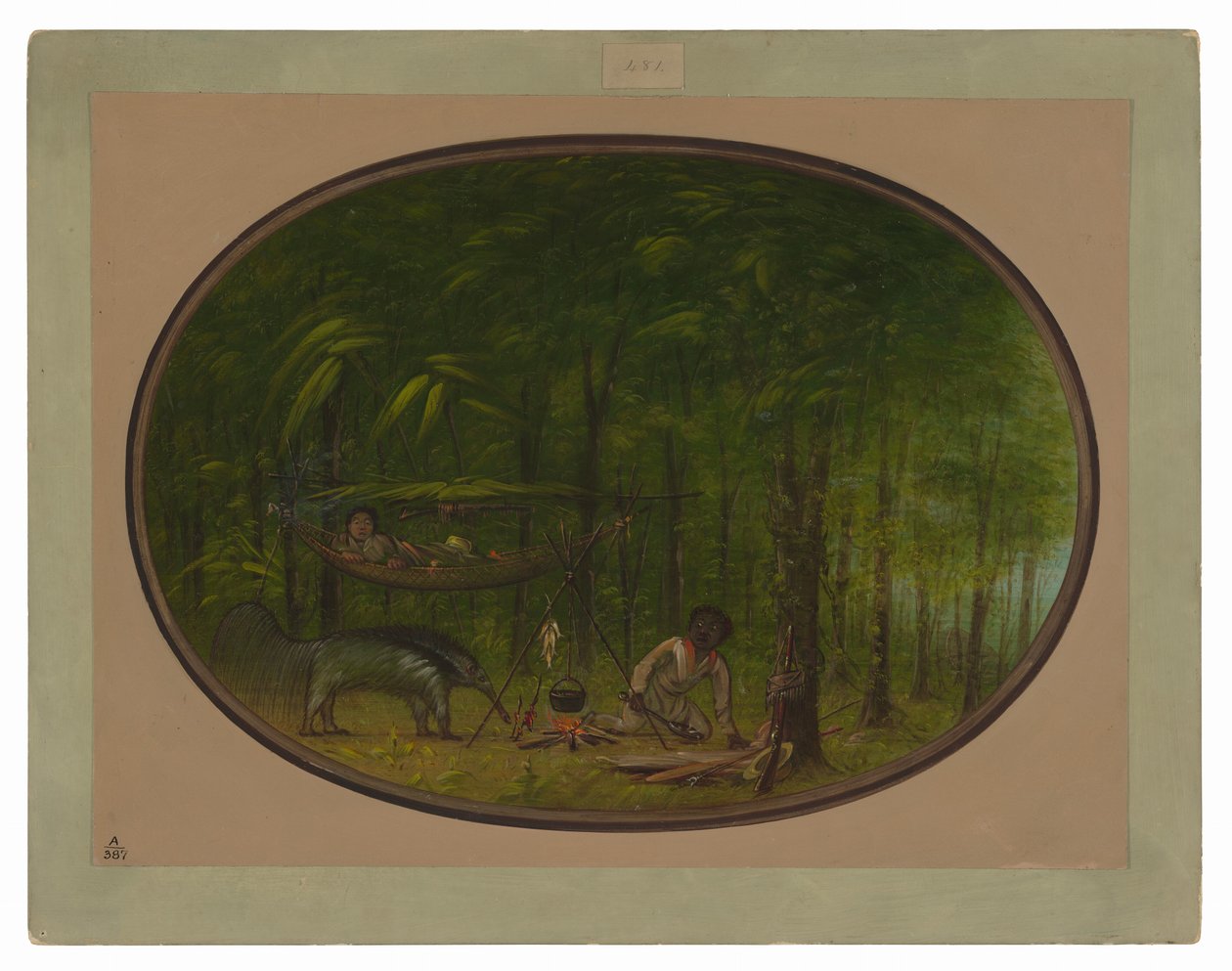 Der Große Ameisenbär von George Catlin