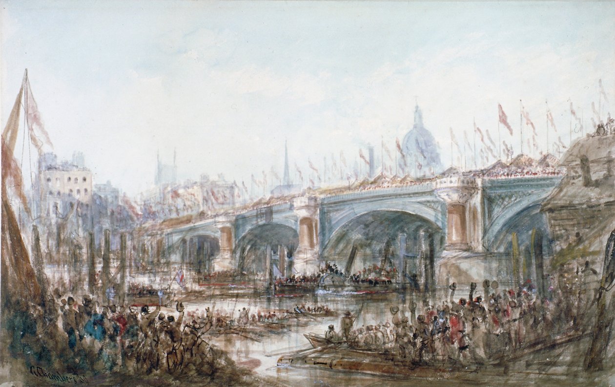 Eröffnung der Blackfriars-Brücke, London, 1869 von George Chambers