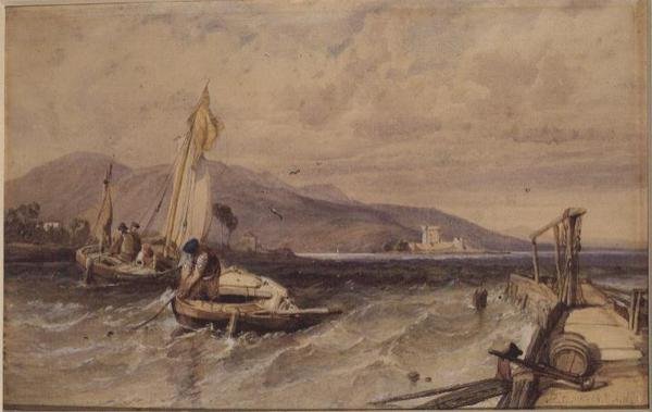 Castle Douglas, Loch Leven von George Clarkson Stanfield