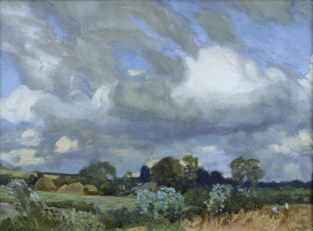 Heuernte von George Clausen