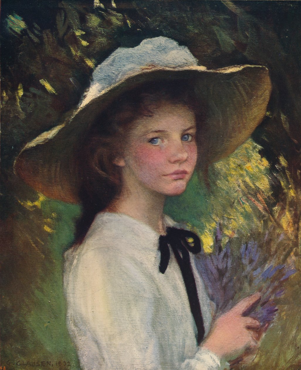 Kitty, um 1915 von George Clausen