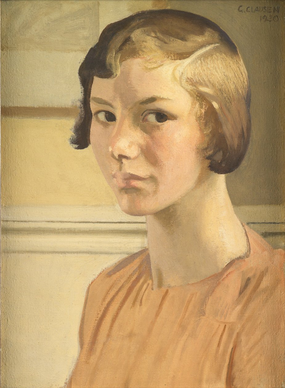 Porträt von Elizabeth Clausen von George Clausen