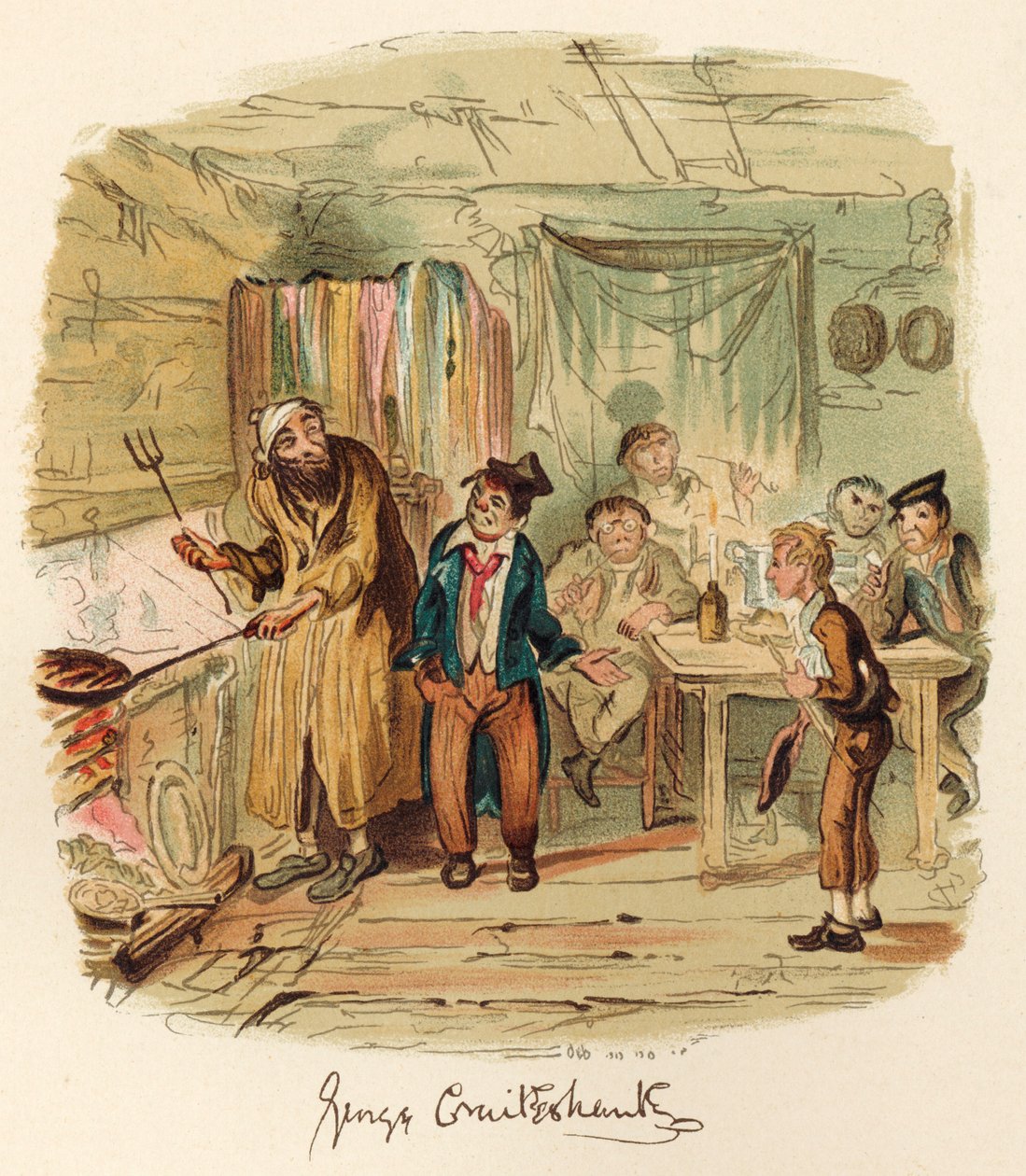 Buch von Charles Dickens von George Cruikshank