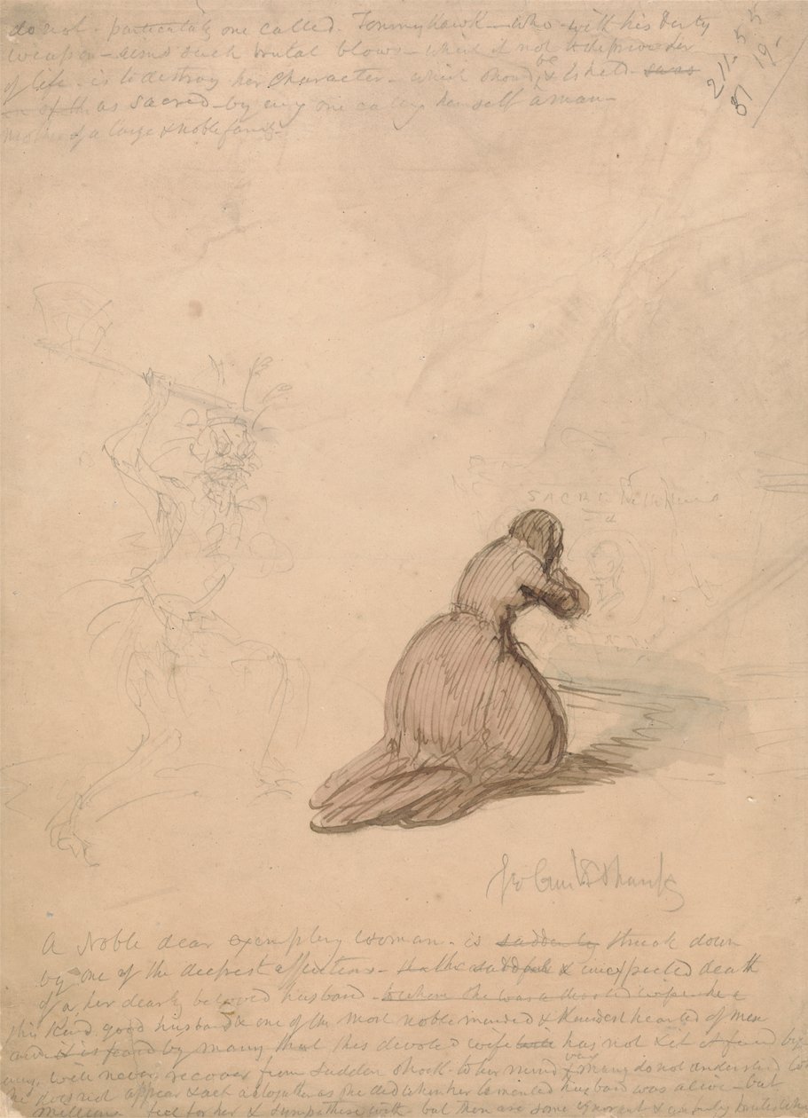 Ergebene Ehefrau von George Cruikshank