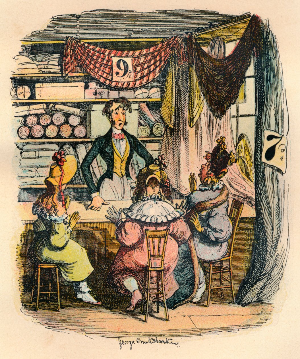 Horatio Sparkins, um 1900 von George Cruikshank