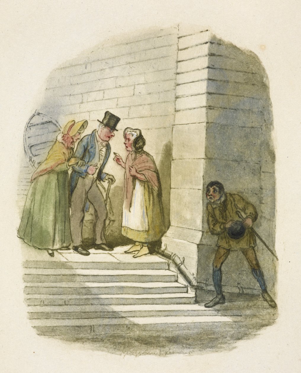 Illustration für "Oliver Twist" von George Cruikshank