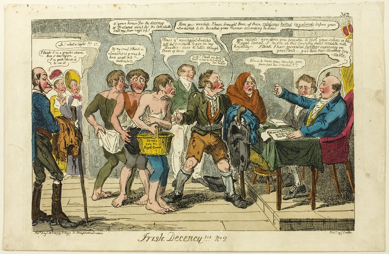 Irische Anständigkeit ! ! ! Nr. 2 von George Cruikshank