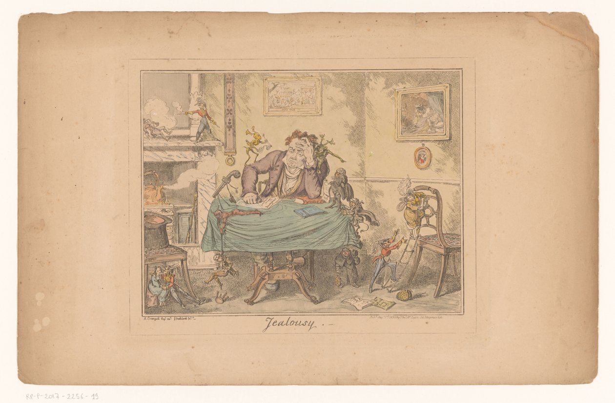 Eifersucht von George Cruikshank