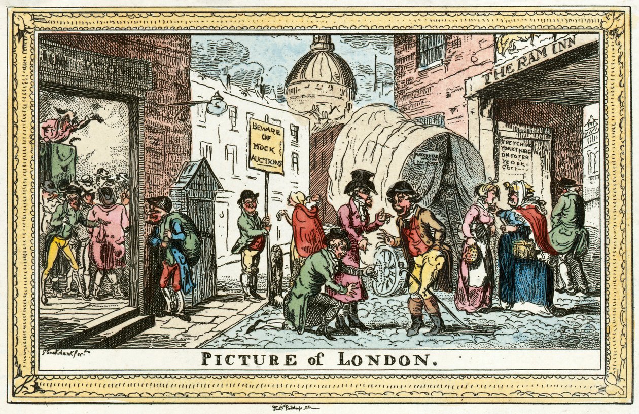 Bild von London von George Cruikshank