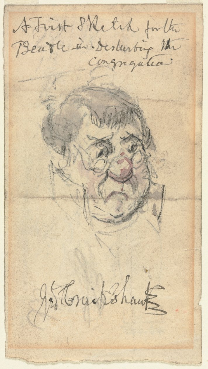 Der Küster von George Cruikshank