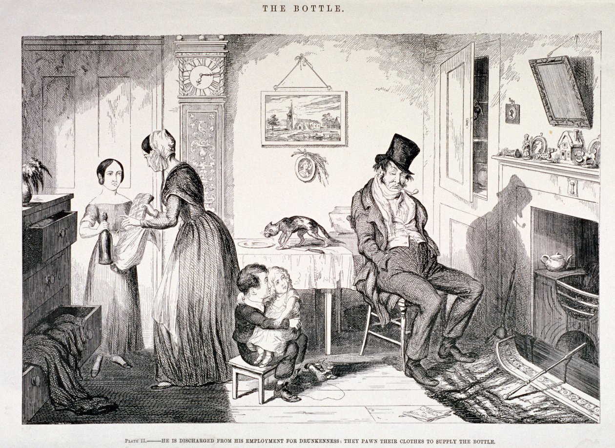 Die Flasche von George Cruikshank