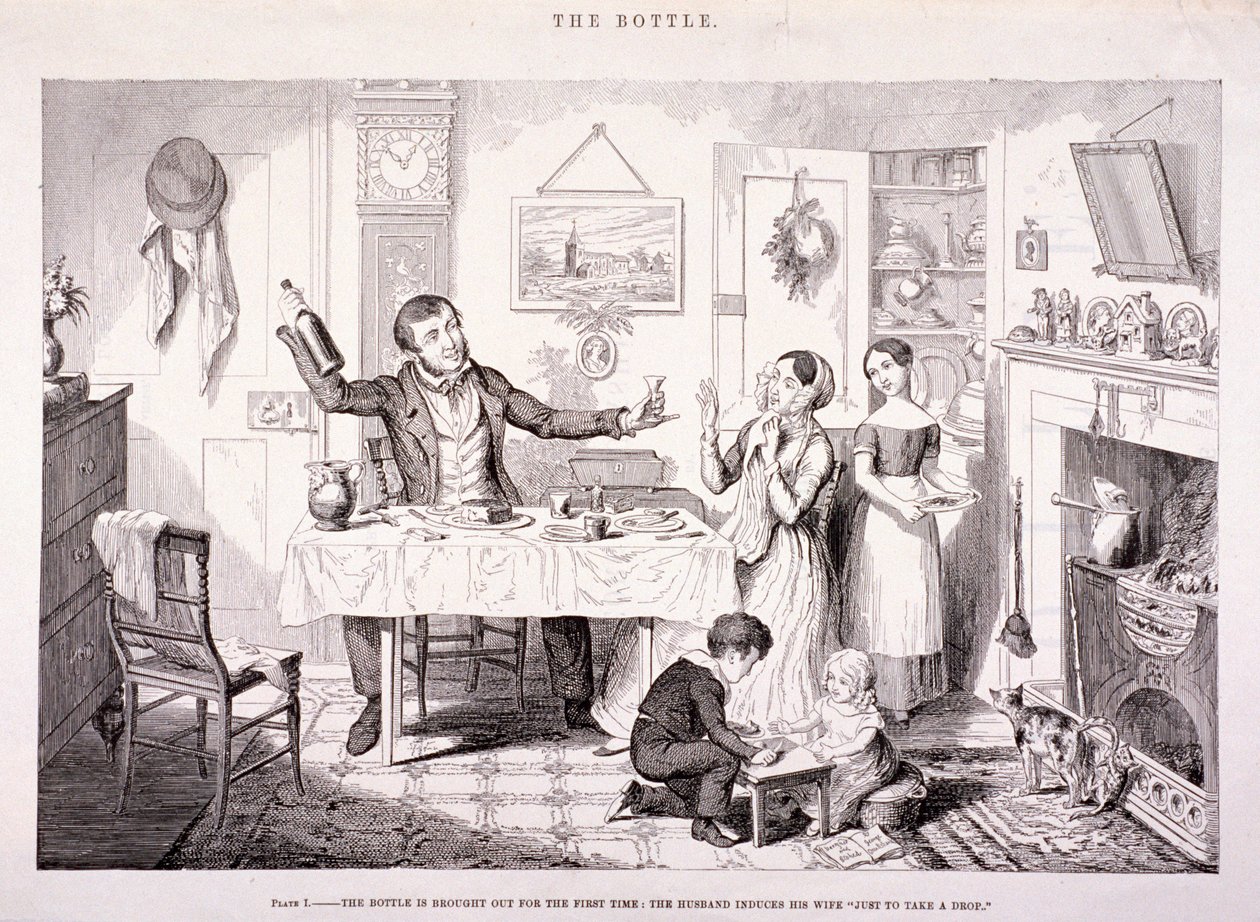 Die Flasche von George Cruikshank