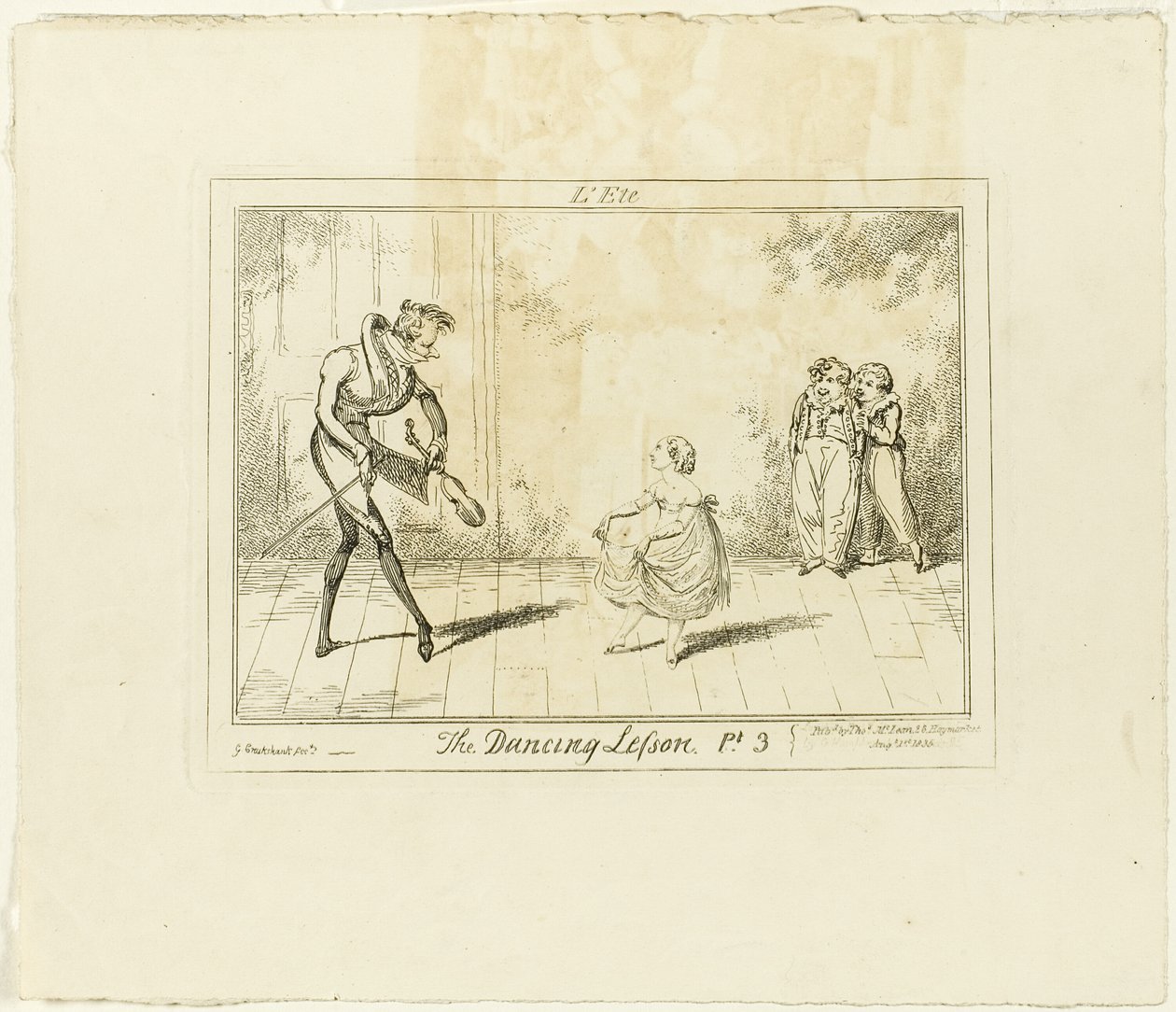 Die Tanzstunde, Teil 3: Der Sommer von George Cruikshank