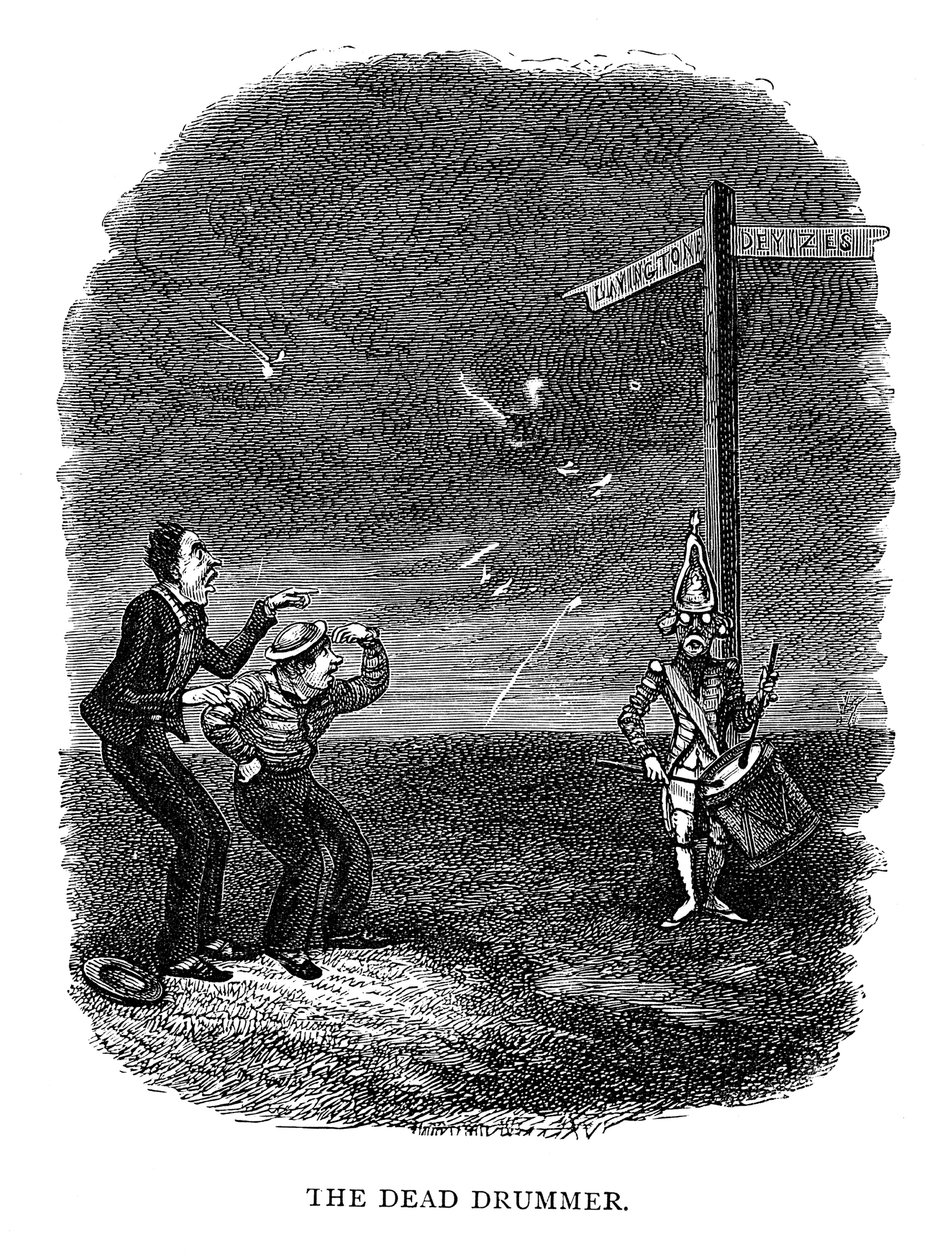Der tote Trommler, 1840 von George Cruikshank